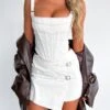 Powerful Woman Bustier White