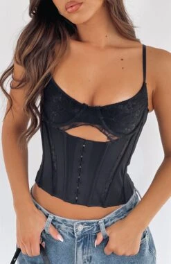 Whatever You Like Bustier Black