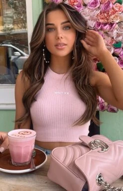 True Romance Crop Baby Pink